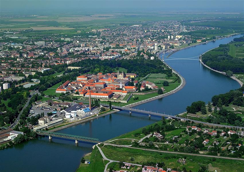 Osijekas - miestas prie Dravos